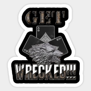 Get Wrecked Sticker